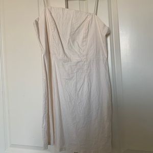 casual light pink dress